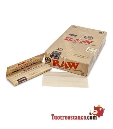 Papier BRUT 1 1/4 (50 feuilles) 24 livrets