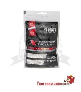 X-Trem Xtra Filter mit 6 mm langem Filter, Beutel mit 180 Filtern.