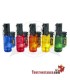 Briquet torche de différentes couleurs