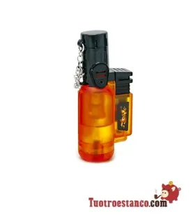 Torcia più accendino in arancione