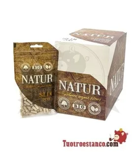 Filtros Natur Organic de 6 mm, 20 sacos de 200 filtros