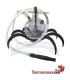 Oduman Spider Crystal Hookah mit Blei-1-Schlauch.