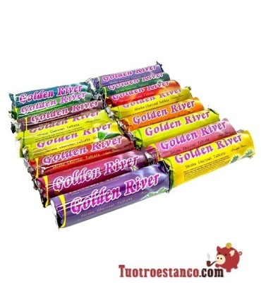 Carbón Golden River 33 mm sabores