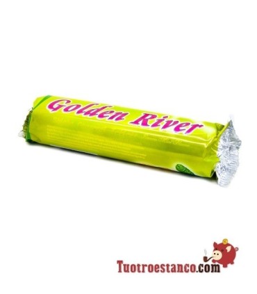 Carvão Golden River 33 mm sabor limão e hortelã