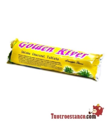 Carvão Golden River Sabor ananás de 33 mm