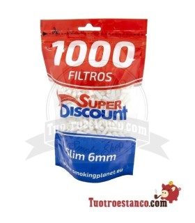 SuperDisccount Slim 6mm Filter 1000 Filter! XL-Tasche