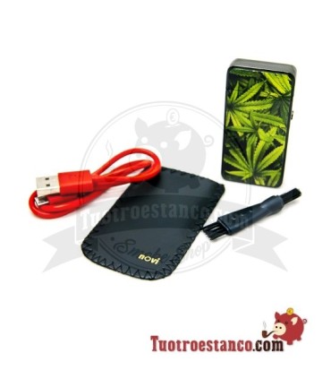 Encendedor de Plasma USB Novi, modelo Leaf.
