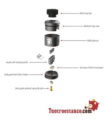 RDA Wotofo Guerrier d'Or