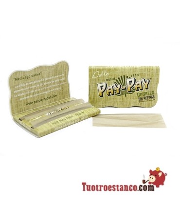 Papel Pay-pay Alfalfa verde Doble ventana 70 mm