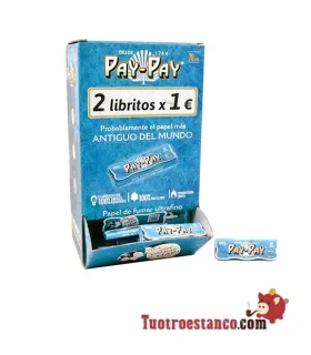 Blaue Pay-Pay-Anzeige Nr. 8 mit 70 mm - 100 Heften.