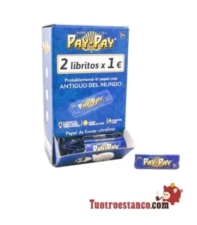 Affichage papier pay-pay 1 1/4 de 78 mm - 100 livrets de 50 feuilles chacun.