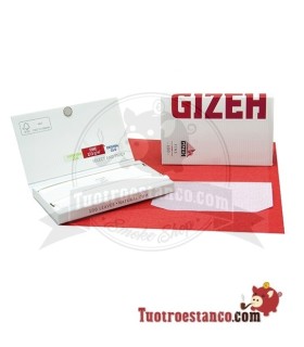 Papel Gizeh Fine com fecho magnético duplo de janela de 70 mm.
