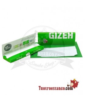 Papel Gizeh Fine Regular de 70 mm con las esquinas recortadas para facilitar el liado.