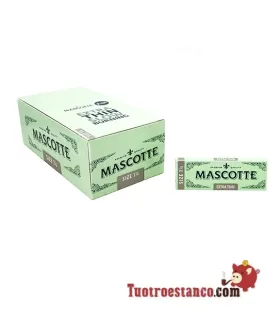 Mascotte Paper 1 1/4 of 78 mm. Case of 50 booklets.