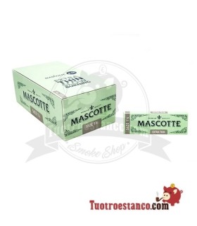 Papel de Mascote 1 1/4 de 78 mm. Caixa de 50 livretos.