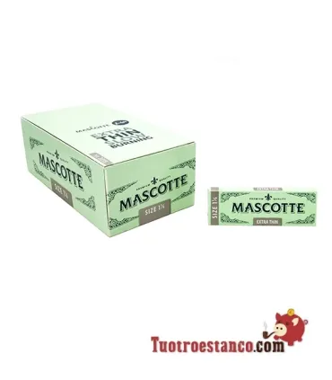 Carta Mascotte 1 1/4 di 78 mm. Una cassa di 50 libretti.