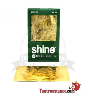 Carta Oro e Canapa Shine King Size 6 fogli