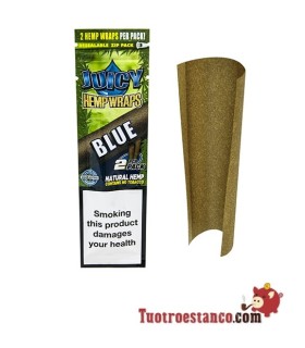 Papel de Cáñamo Juicy Blunt Blue Sabor Arándanos