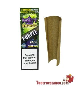 Juicy Blunt Purple Hemp Paper Grape Flavor