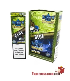 Juicy Blunt Blue Blueberry Hemp Paper, 25 units