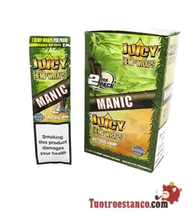 Juicy Blunt Manic Mango Papaya Hanfpapier, 25 Einheiten