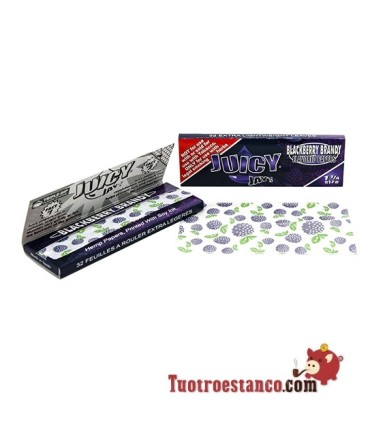 Papel Juicy Jay 1 1/4 78 mm sabor Mora