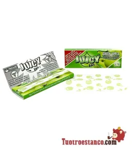 Papel Juicy Jay 1 1/4 78 mm sabor Manzana verde
