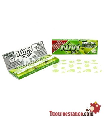 Papel Juicy Jay sabor Manzana verde 1 1/4 78 mm
