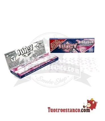 Papel Juicy Jay 1 1/4 78 mm sabor Chicle