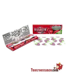 Papier-Juicy Jay 1 1/4 78mm aromatisé Mora rouge