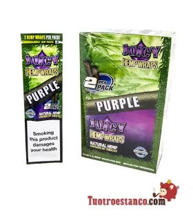 Juicy Blunt Purple Grape Hemp Paper, 25 stuks