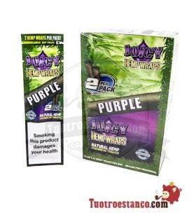 Papel de Cânhamo Uva Roxo Blunty Suculento, 25 unidades