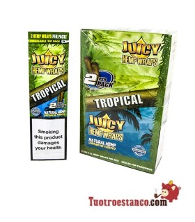 Papel de cañamo Juicy Blunt Tropical(1x25)