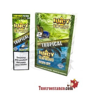 Juicy Blunt Tropical Hemp Paper, 25 unidades