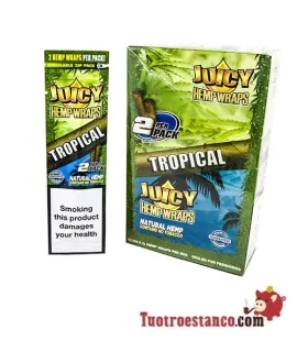 Juicy Blunt Tropical Hemp Paper, 25 unità
