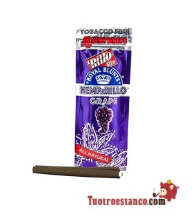 Papel Royal Blunt de Cañamo 4u Uva