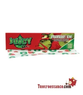 Juicy Jay King Paper Tamanho 110mm sabor Morango e Kiwi