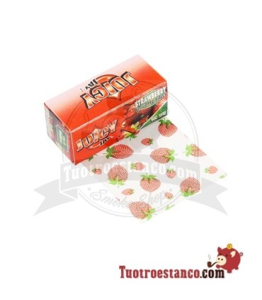 Papier Juicy Jay Rouleau de 5 m King Size saveur de Fraise