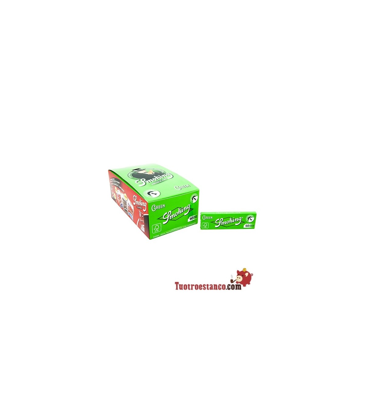 Papel fumar Gizeh Verde 50 hojas