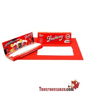 Papier de Fumer Rouge Nº8 de 70 mm