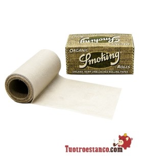 Rouleau de papier smoking organique de 4 mètres