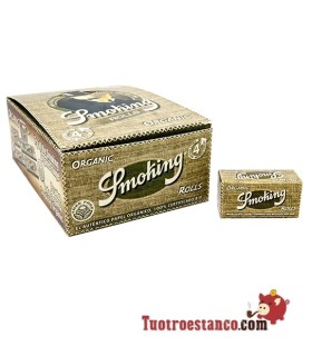 Papier de Fumer Organique Rouleau de 4 m - 24 livrets