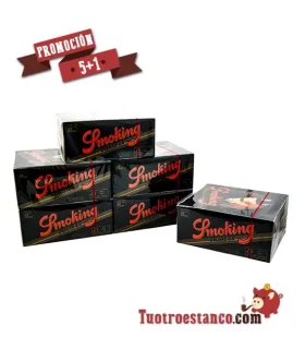 AKTION: 5 + 1 Deluxe King Size Rauchpapier, 5 Kisten + 1 kostenlos. Das ergibt insgesamt 300 Broschüren.