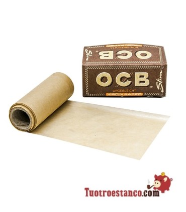 Papel OCB Virgin Rollo Slim 4m
