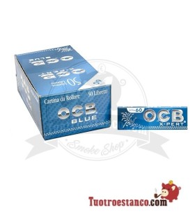 Papel OCB Azul X-pert de 70 mm - 50 libritos