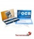 OCB Blue X-Pert Doble Ventana, características: Contiene 100 papeles y mide 69 x 36 mm.