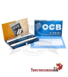 Papel OCB Blue X-Pert Double Window de 70 mm