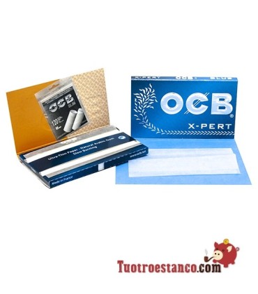 Papel OCB Azul X-Pert Doble Ventana de 70 mm