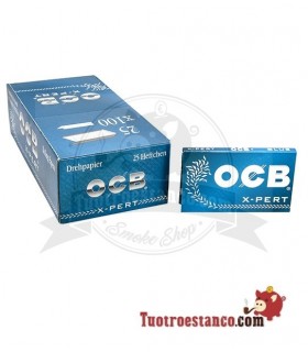 Carta OCB Blu X-Pert Doppia Finestra 70 mm - 25 libretti