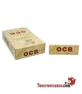 Organic OCB Paper 1 1/4 of 78 mm, 25 booklets
